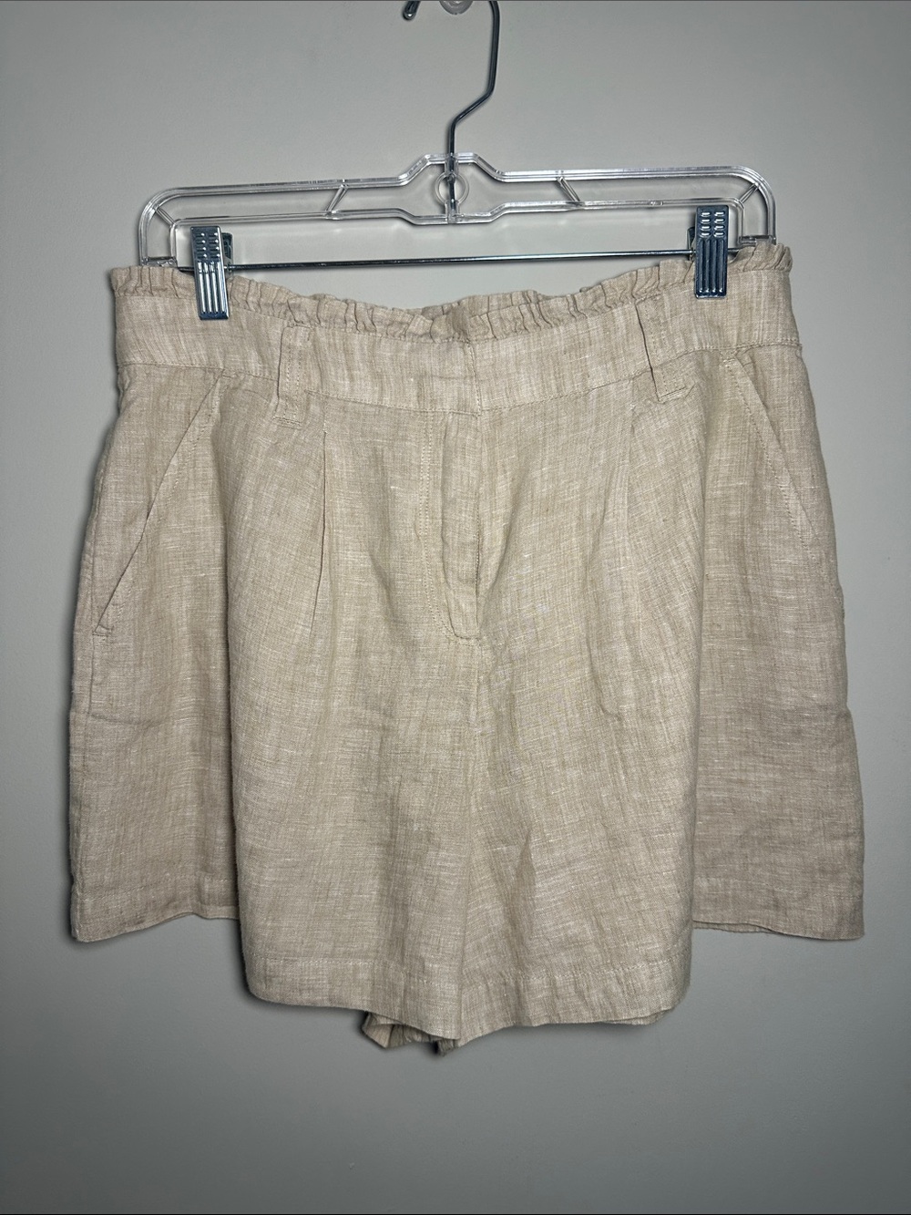 Vineyard Vines Beige sand color Linen Women's Shorts